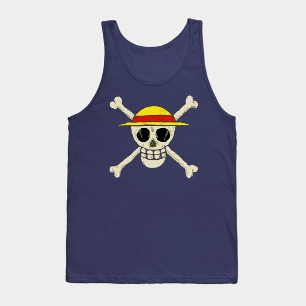 One Piece Skull by Miskel Tank Top by miskel